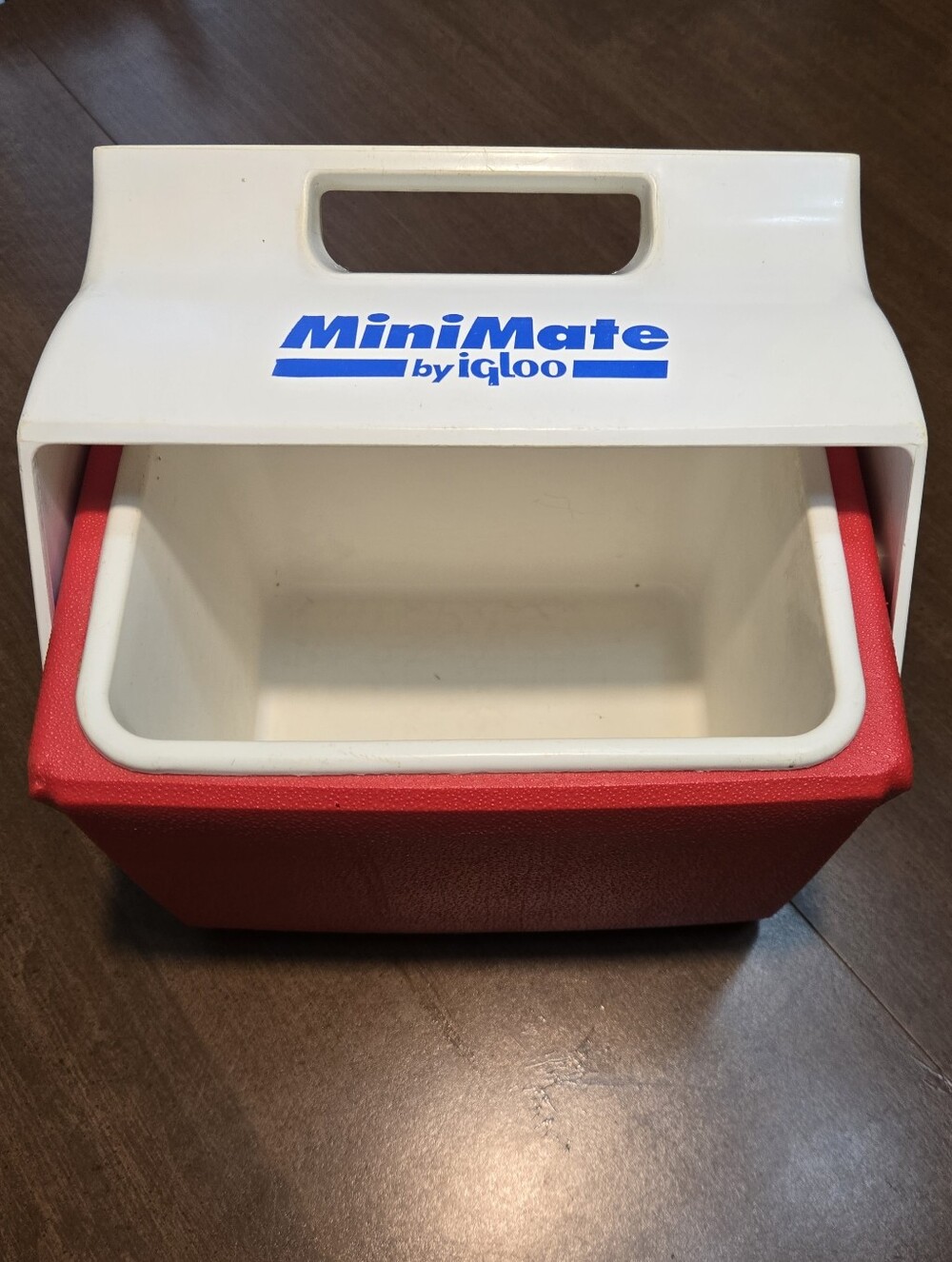 Vintage 1990’s Mini Mate Cooler By Igloo Made In USA Retro Red White & Blue